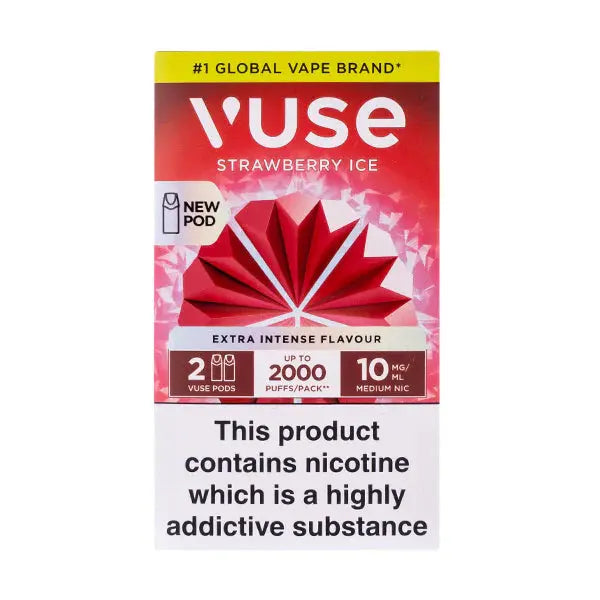 VPro NS Strawberry Ice Vuse Pro Pod Nic Salt Refill ByronVapes