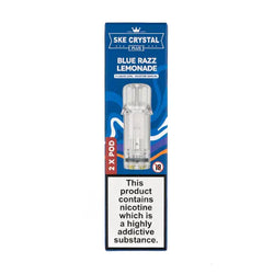 Blue Razz Lemonade Crystal Plus Prefilled Pods by SKE ByronVapes