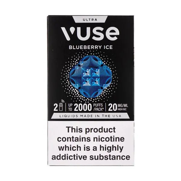 Blueberry Ice Vuse Ultra Pre-filled Pods ByronVapes