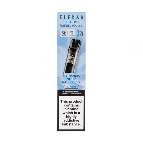 Blueberry Sour Raspberry Elfa Pro Prefilled Pods by Elf Bar ByronVapes