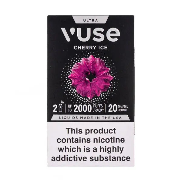 Cherry Ice Vuse Ultra Pre-filled Pods ByronVapes
