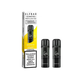 Elf Bar 600 Banana Ice Prefilled Vape Pods 20mg - 2PK ByronVapes