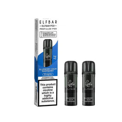 Elf Bar 600 Blueberry Sour Raspberry Prefilled Vape Pods 20mg - 2PK ByronVapes