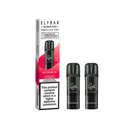 Elf Bar 600 Watermelon Prefilled Vape Pods 20mg - 2PK ByronVapes