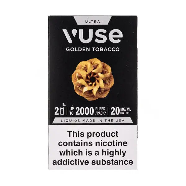 Golden Tobacco Vuse Ultra Pre-filled Pods ByronVapes