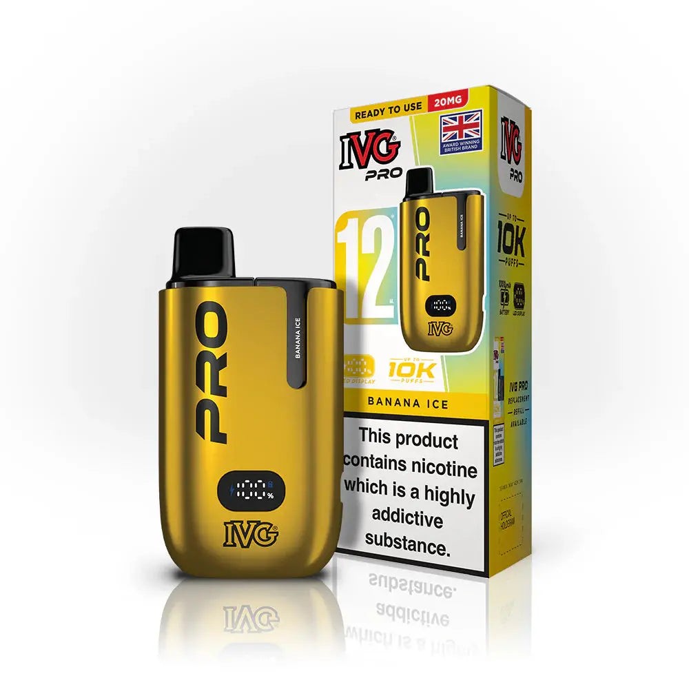 IVG PRO 12 Banana Ice Starter Kit ByronVapes