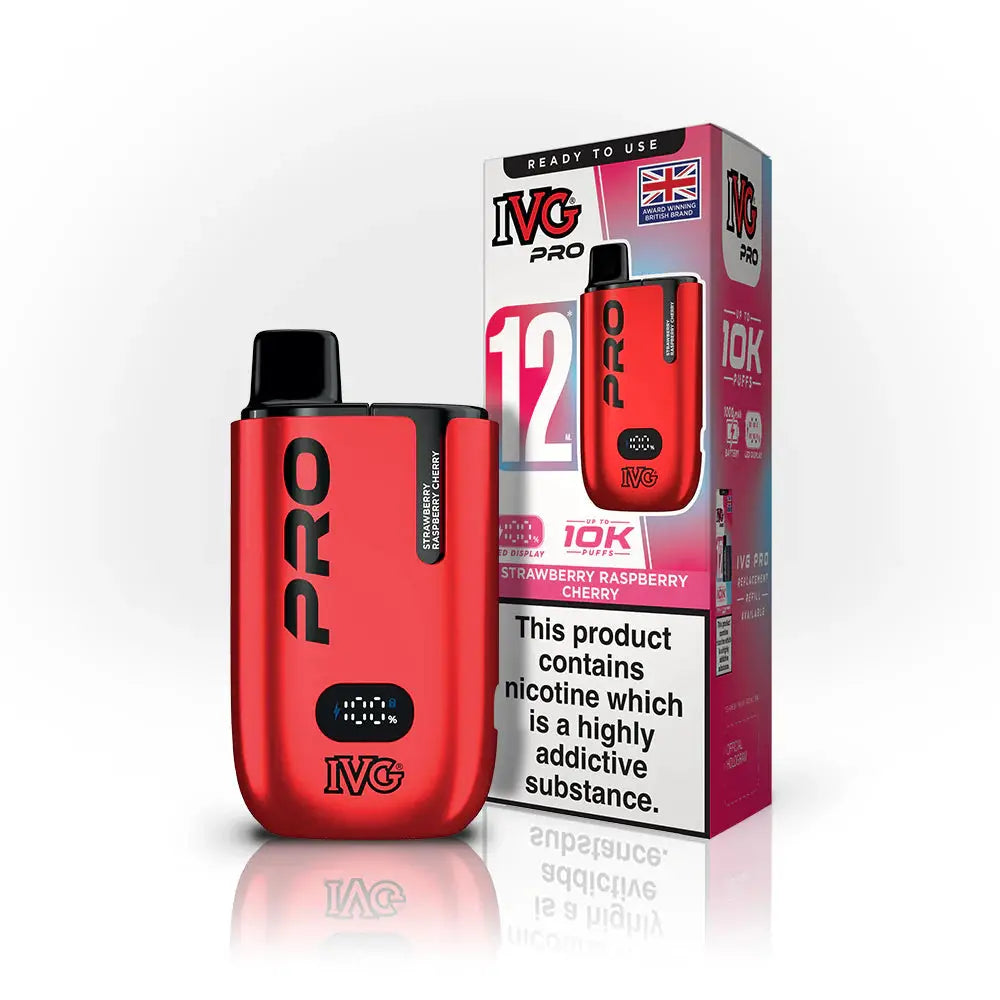 IVG Pro Strawberry Raspberry Cherry Kit ByronVapes