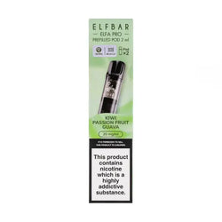 Kiwi Passion Fruit Guava Elfa Pro Prefilled Pods by Elf Bar ByronVapes