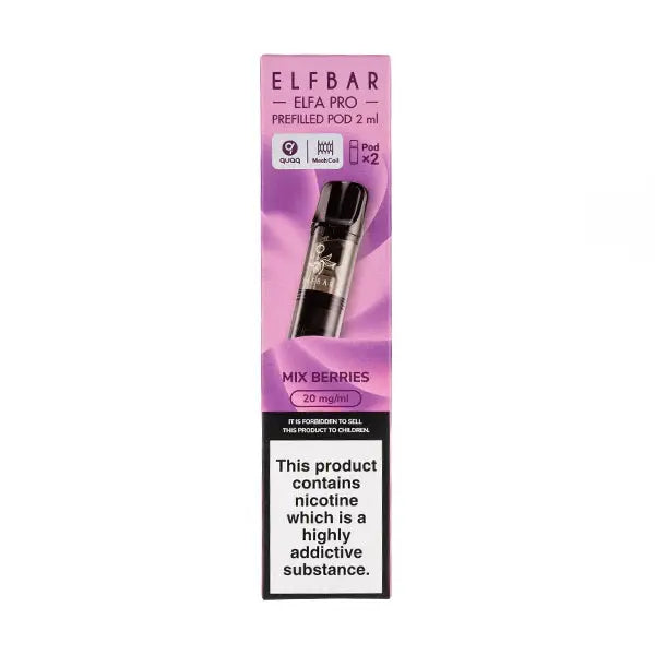 Mix Berries Elfa Pro Prefilled Pods by Elf Bar ByronVapes