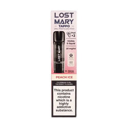 Peach Ice Tappo Prefilled Pods by Lost Mary ByronVapes