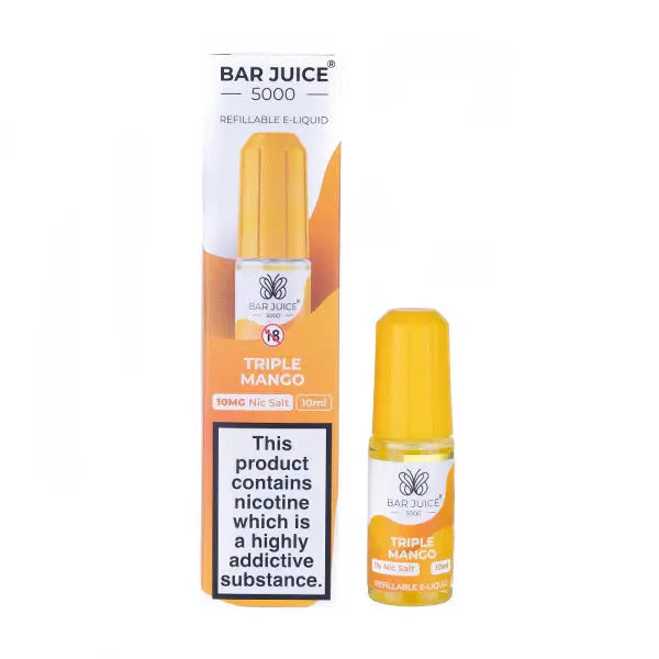 Triple Mango Nic Salt E-Liquid by Bar Juice 5000 ByronVapes
