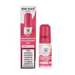 Watermelon Strawberry Kiwi Nic Salt E-Liquid by Bar Juice 5000 ByronVapes