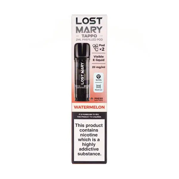 Watermelon Tappo Prefilled Pods by Lost Mary ByronVapes