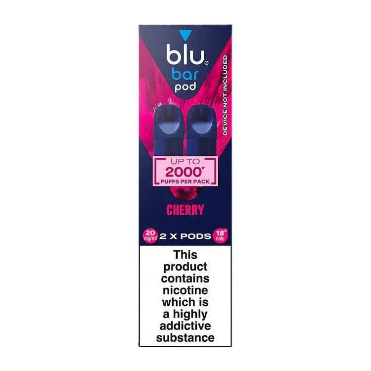 Blu Bar Cherry Pods (2 Pack) ByronVapes