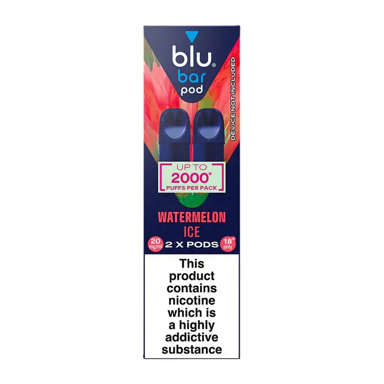 Blu Bar Watermelon Ice Pods (2 Pack) ByronVapes
