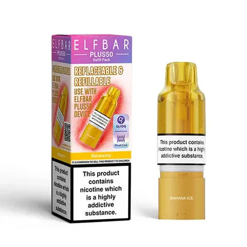 Elf Bar Plus 50 Prefilled Replacement Pods ByronVapes