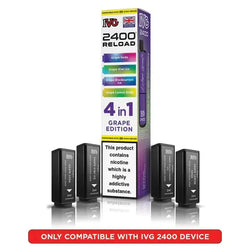 IVG 2400 Reload Pods Grape Edition ByronVapes