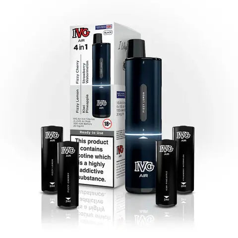 IVG Air 4 In 1 Rechargeable Pod Vape Kit ByronVapes