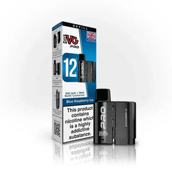 IVG Pro Blue Raspberry Ice Pods ByronVapes