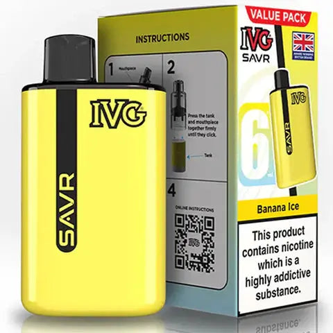 IVG SAVR Prefilled Pod Vape Kit ByronVapes