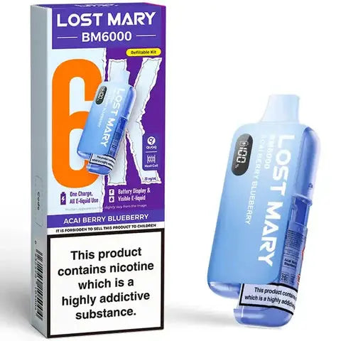 Lost Mary BM6000 Prefilled Pod Vape Kit ByronVapes