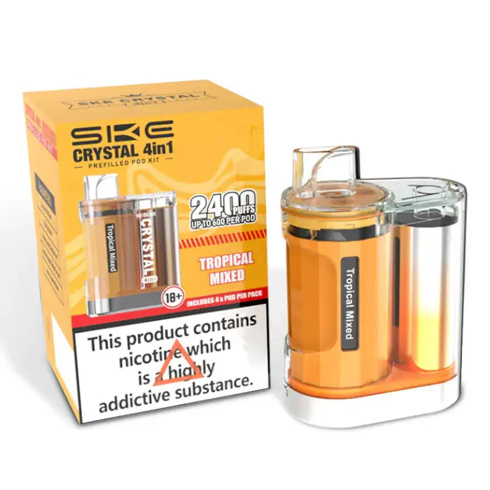 SKE Crystal 2400 4 in 1 Pod Kit - Tropical Mixed ByronVapes