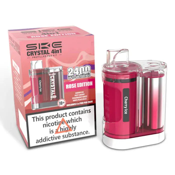 SKE Crystal 2400 4 in 1 Pod Kit - Rose Edition ByronVapes