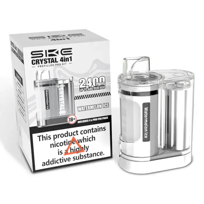 SKE Crystal 2400 4 in 1 Pod Kit - Watermelon Ice ByronVapes